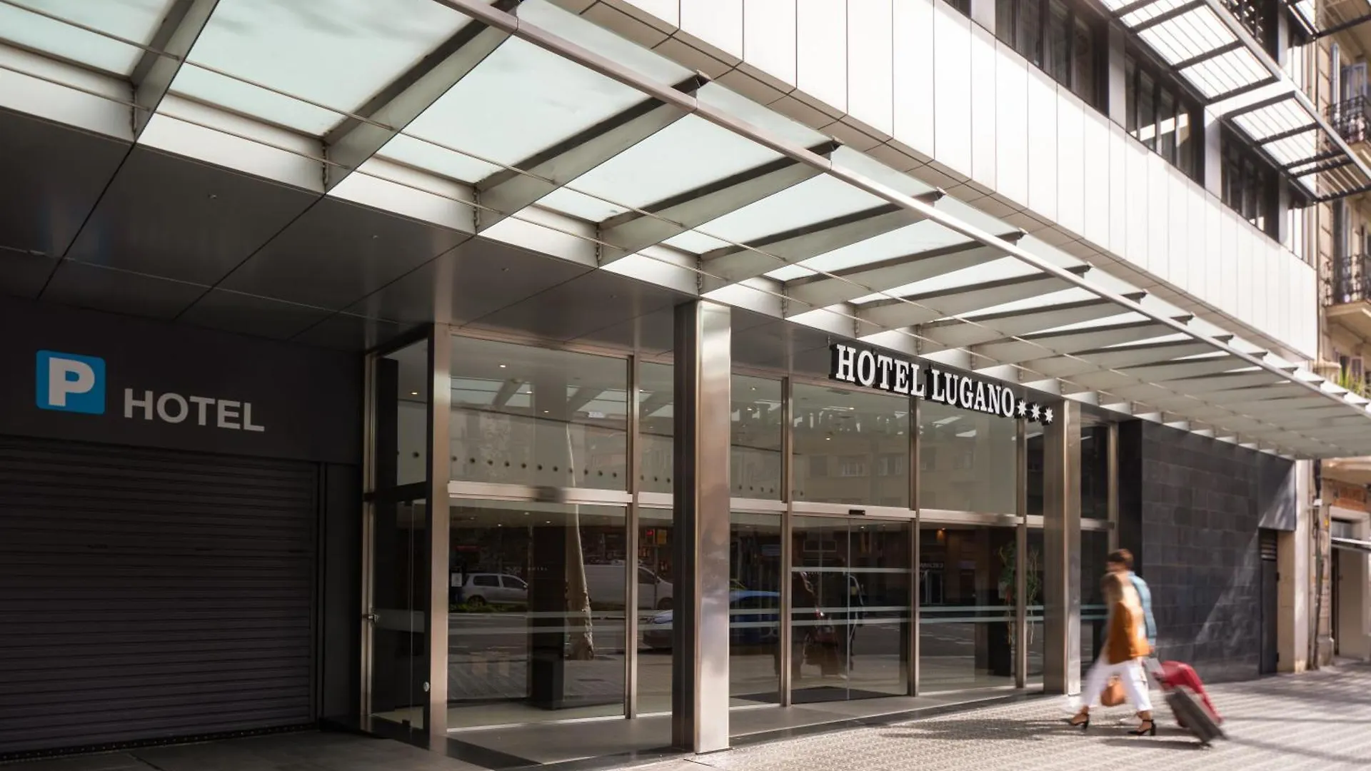 Hotel Lugano Barcelona location